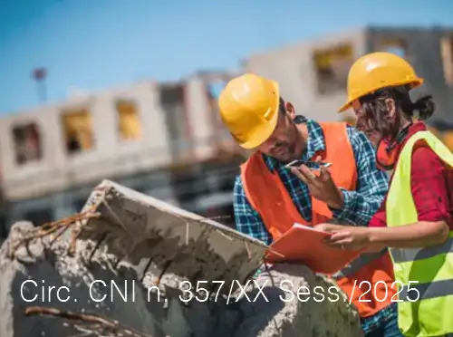 Circ. CNI n. 357/XX Sess./2025 del 12.11.2025 - Incompatibilità tra collaudatore statico e CSE